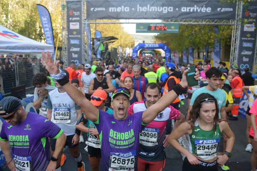 Sorteo dorsal Behobia: 12.979 a 30.265 agraciados