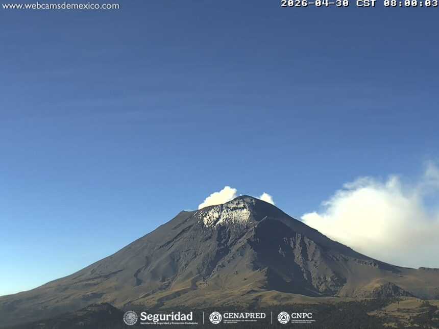 Monitoreo volcán Popocatépetl