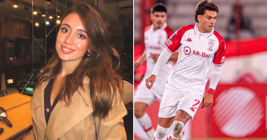 Morena y Lucas: divertido cruce post-empate.