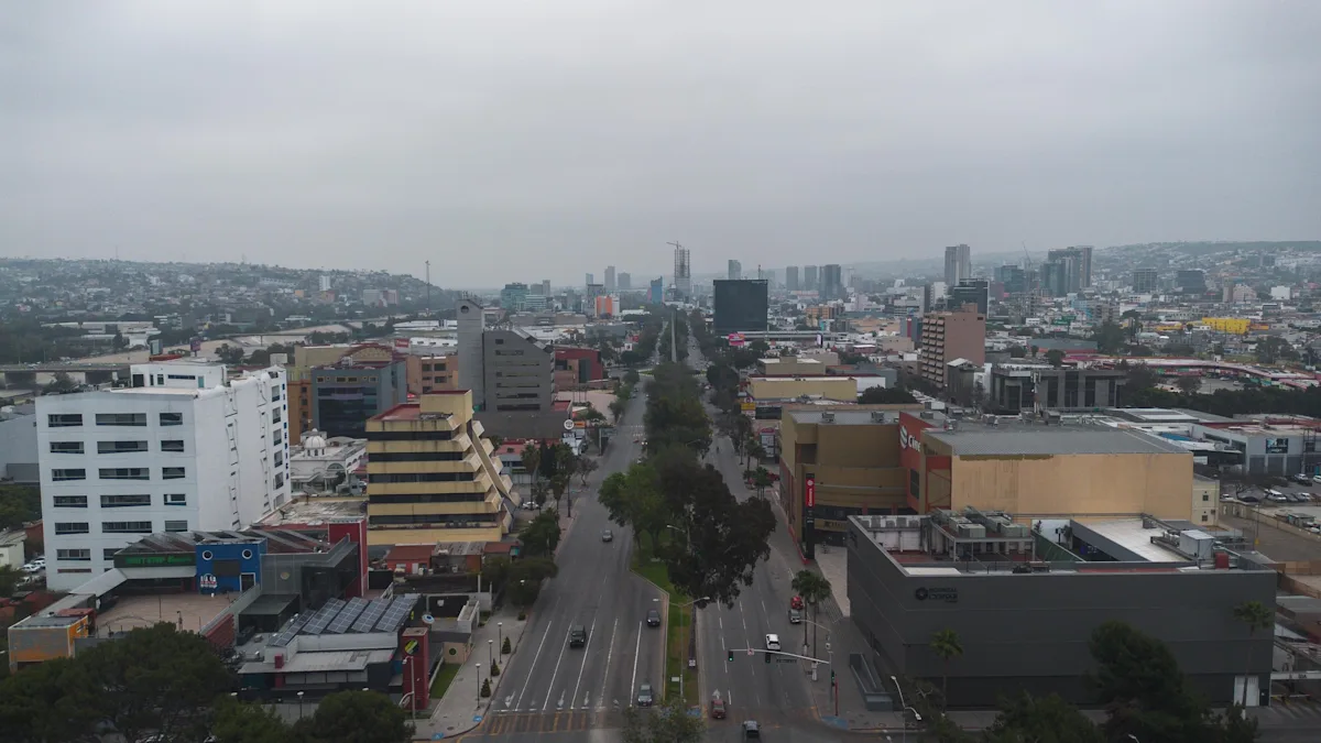 Tijuana clima perfecto: nubes, sol, temperatura ideal