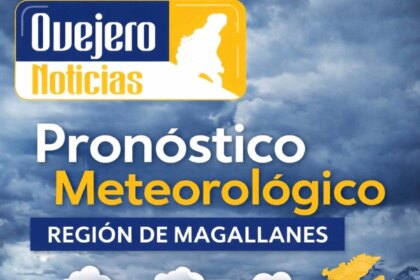 Lunes 27: chubascos y viento 70kmh Magallanes