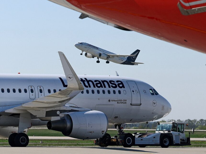 Lufthansa suspende vuelos por escasez de combustible
