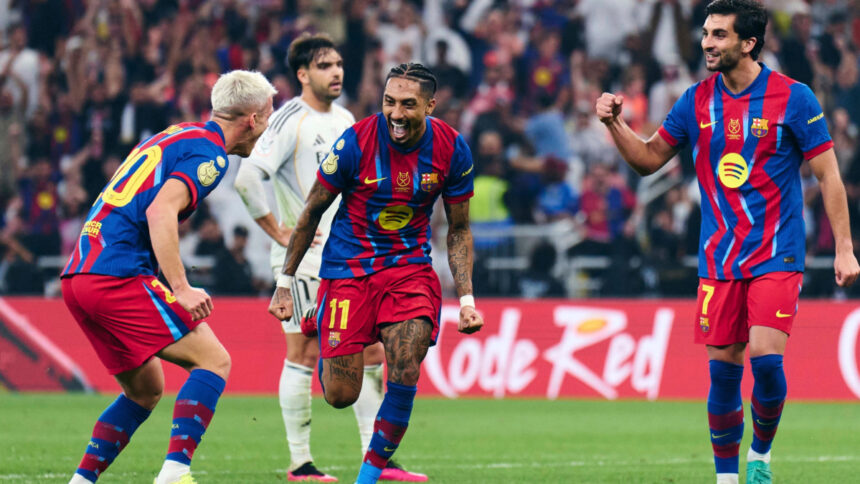 Barça supera brutalmente al Real Madrid