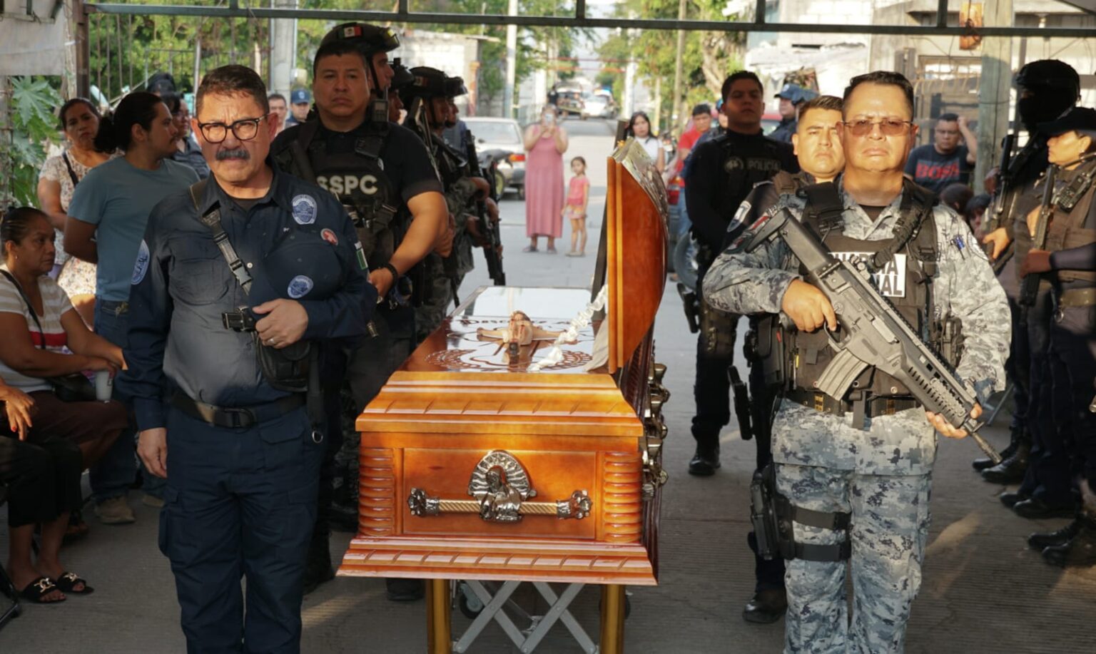 Homenaje a caídos de SSPC en Tlaltizapán