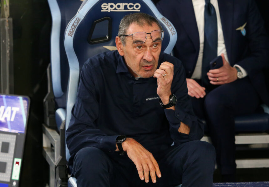 Sarri critica actitud Lazio tras derrota vs Inter