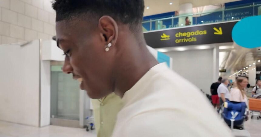 Issa Doumbia feliz en Lisboa