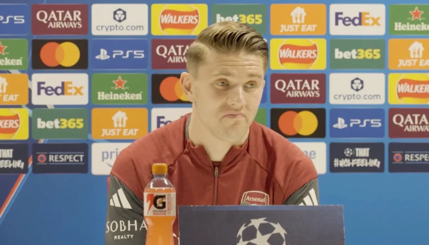 Gyokeres habla antes del partido
