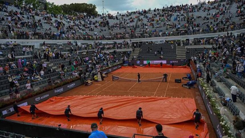 Lluvia retrasa debut Zverev Djokovic ATP Roma