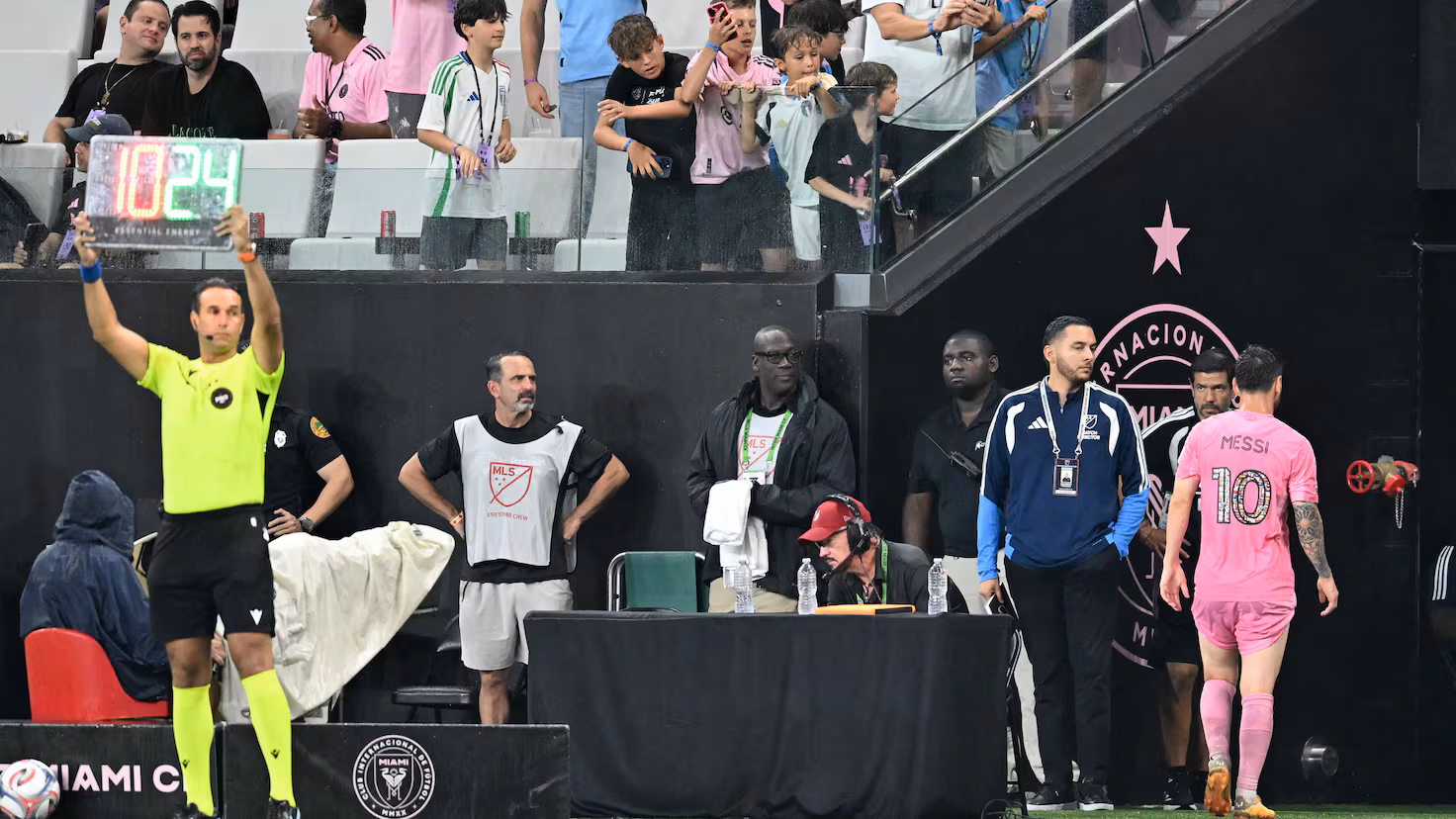 Messi se lesionó, capitán del Inter Miami