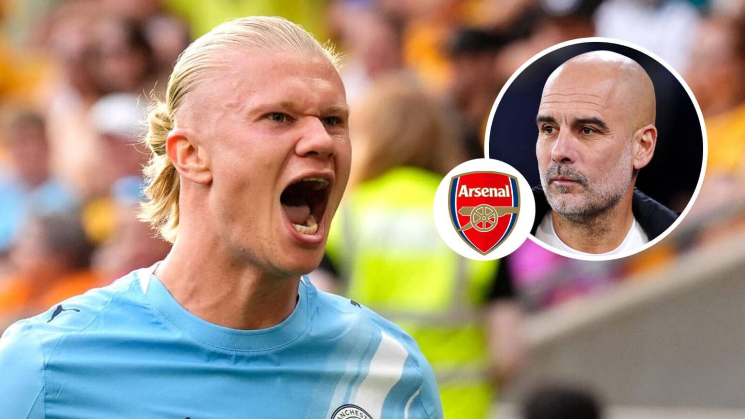 Haaland envía mensaje al Arsenal