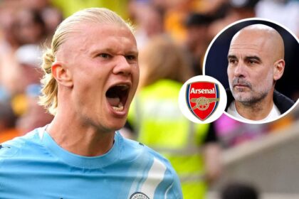 Haaland envía mensaje al Arsenal