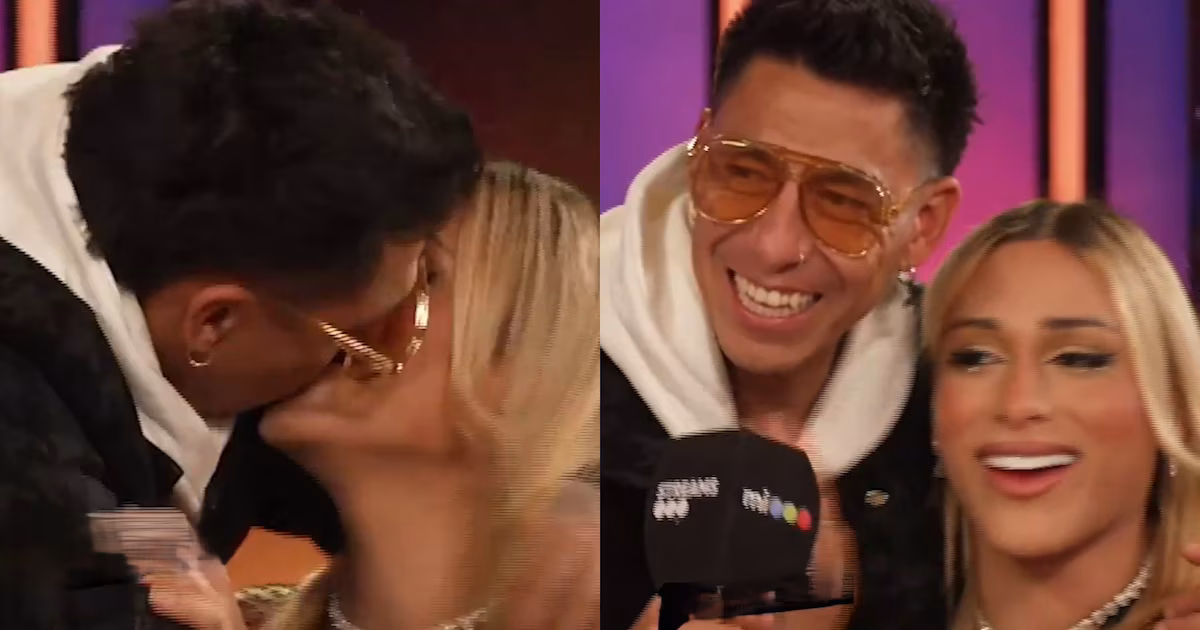 Beso Brian y Danelik GH al reencontrarse