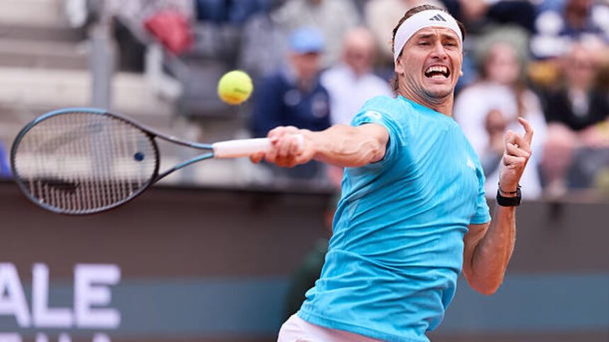 Zverev debuta con triunfo en Roma