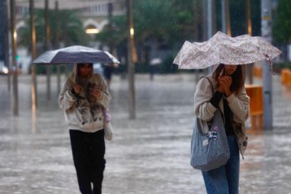 Alerta lluvia y granizo Valencia