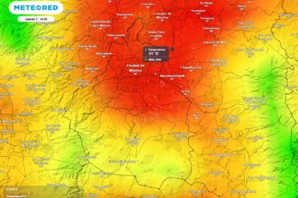 Tormentas tras calor de 32°C en CDMX hoy