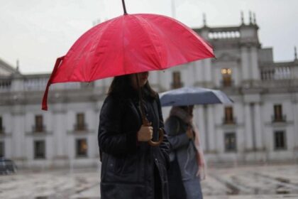 Lluvia Santiago miércoles hora exacta