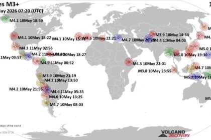 Terremotos globales 11-05-2026