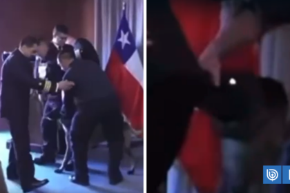 Perro anti-drogas golpea a vicealmirante
