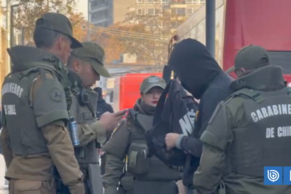 Metro Gran Avenida copado por carabineros
