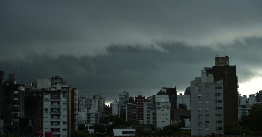 Alerta meteorológica Rosario: tormentas y ráfagas.