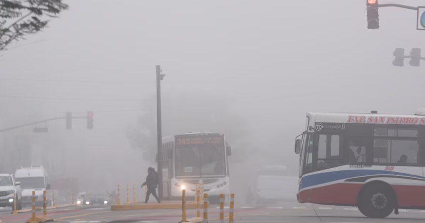 Alerta violeta por niebla en AMBA y 5 prov.