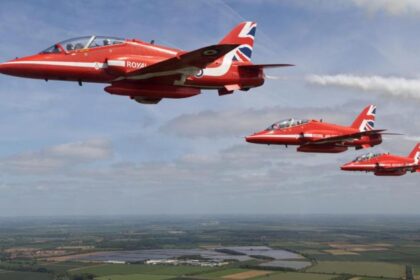 Vuelo Red Arrows Gales del Norte