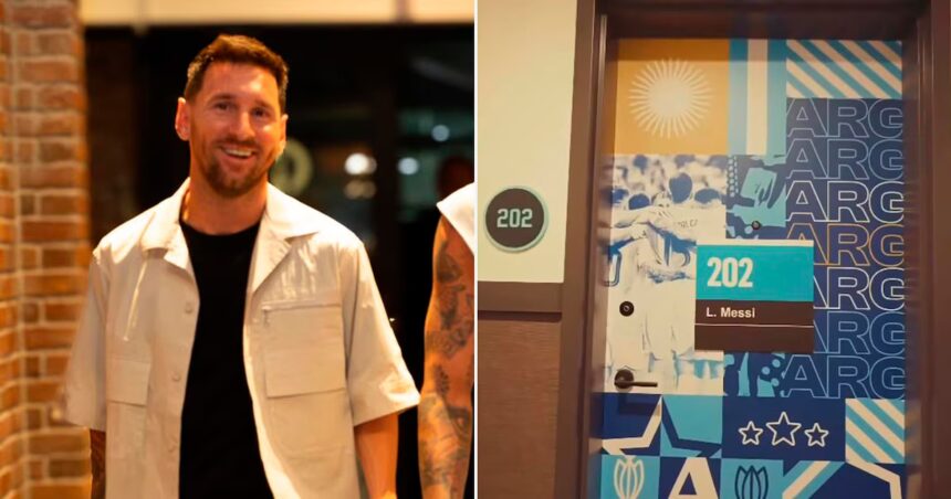 Habitación de Messi en hotel de Argentina sorprendió