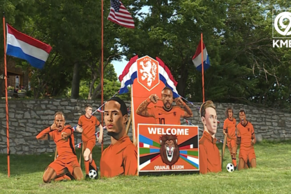 Naranja total: Riverside apoya a Holanda en el Mundial