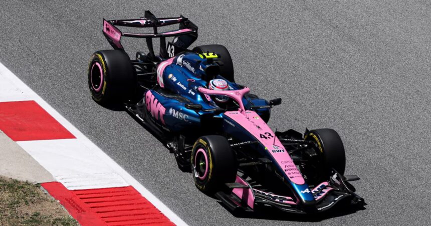 Colapinto 14 en práctica GP Barcelona F1