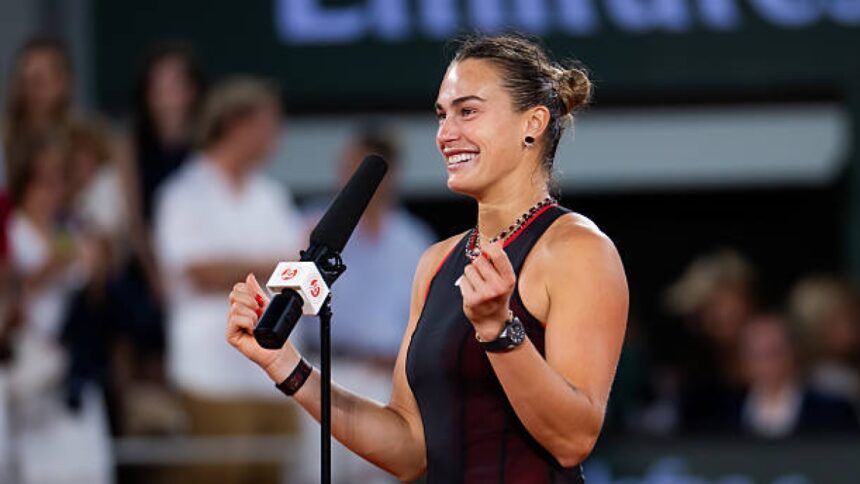 Sabalenka: “Quiero jugar más noches”