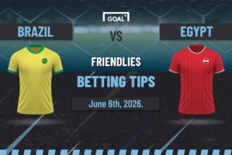 Brasil vs Egipto: Goles clave