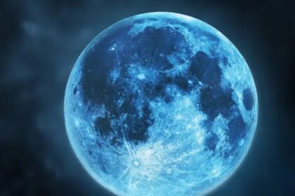 Luna azul, microluna. Un evento astronómico único.