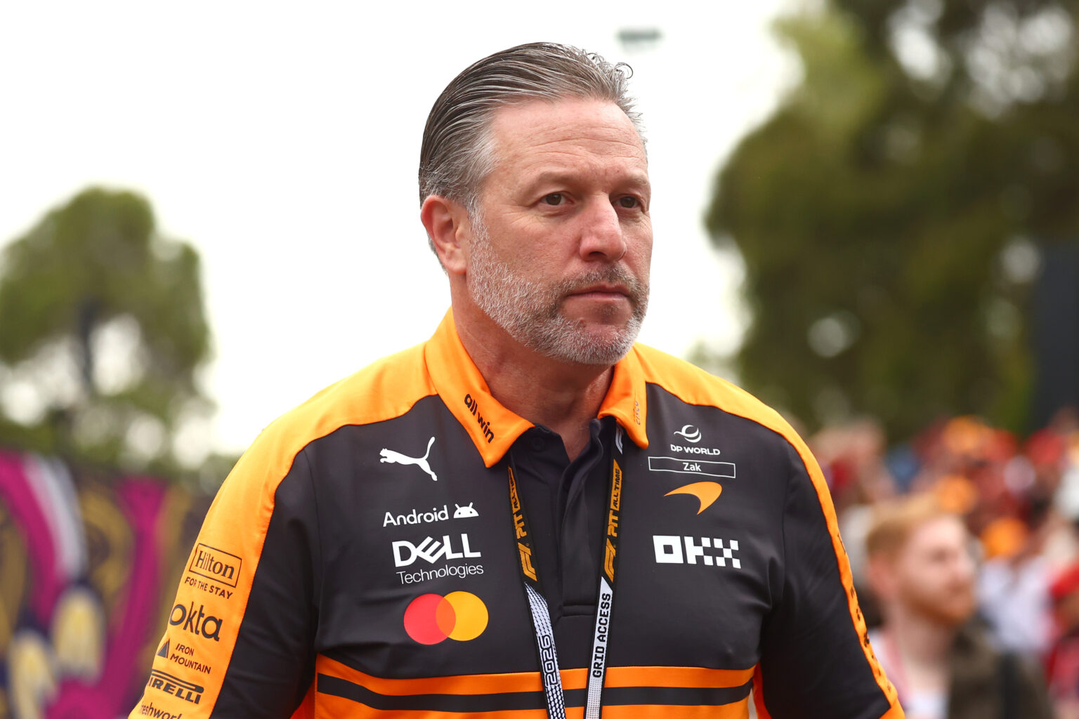 Carta de Zak Brown