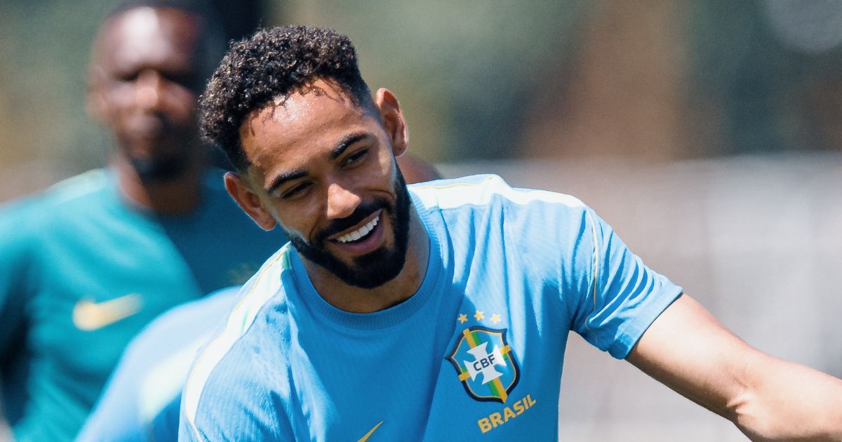 Matheus Cunha, la 9 de Brasil, desperdiciado