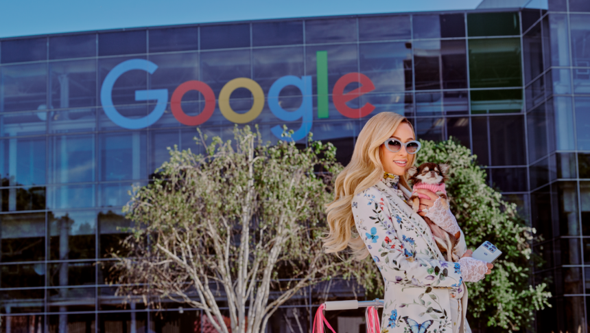 Paris Hilton, ícono Android