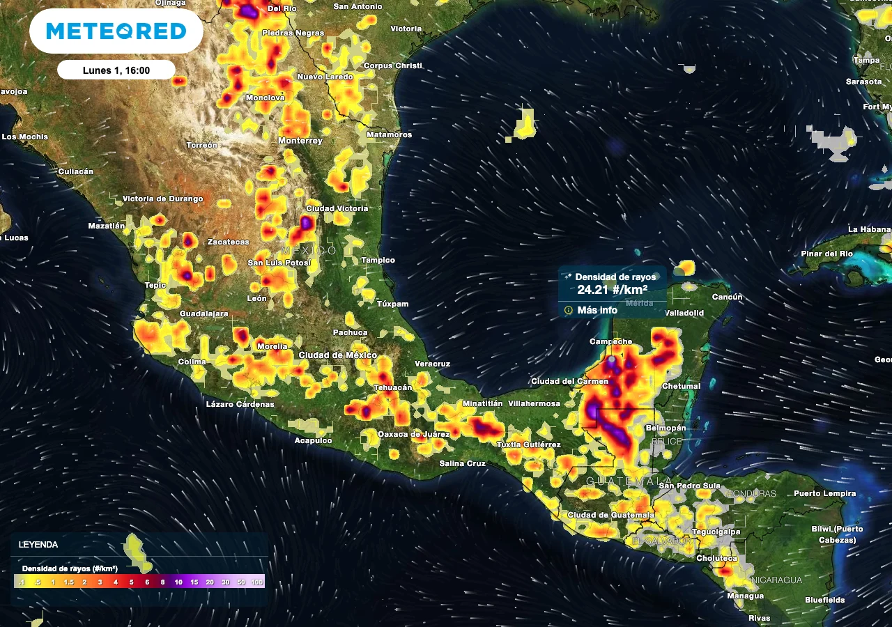 Tormenta severa y prolongada