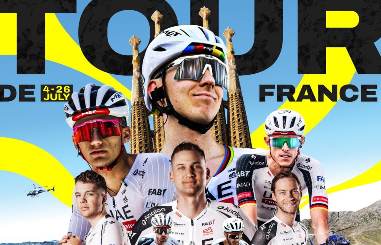 UAE confirma el equipo que apoyara a Pogacar en su quinto Tour