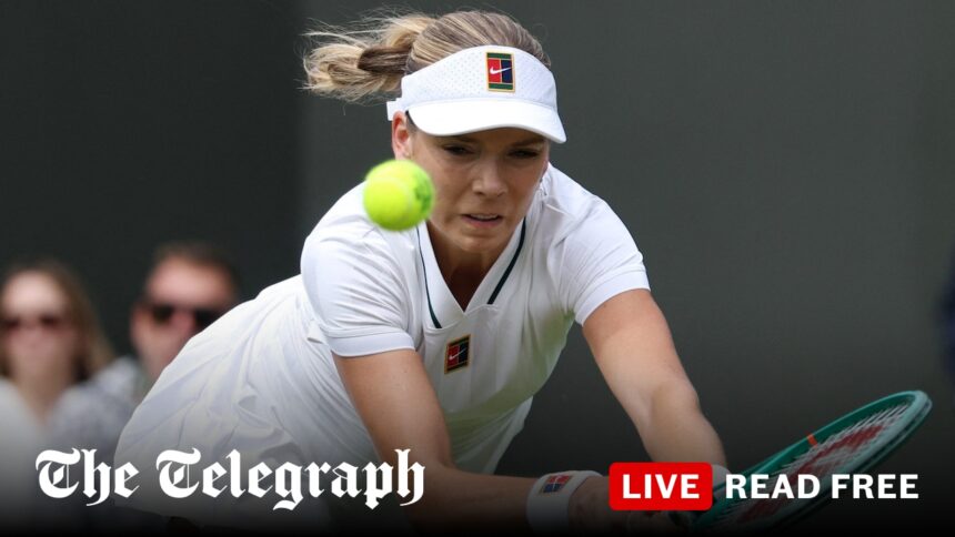 Resultado y directo del partido Katie Boulter ante Tyra Grant en Wimbledon 2026