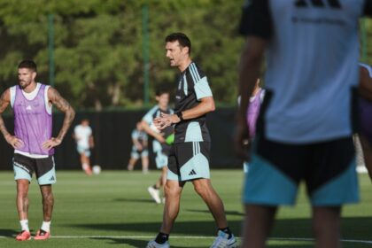 Formación Argentina amistoso Messi Capaldo