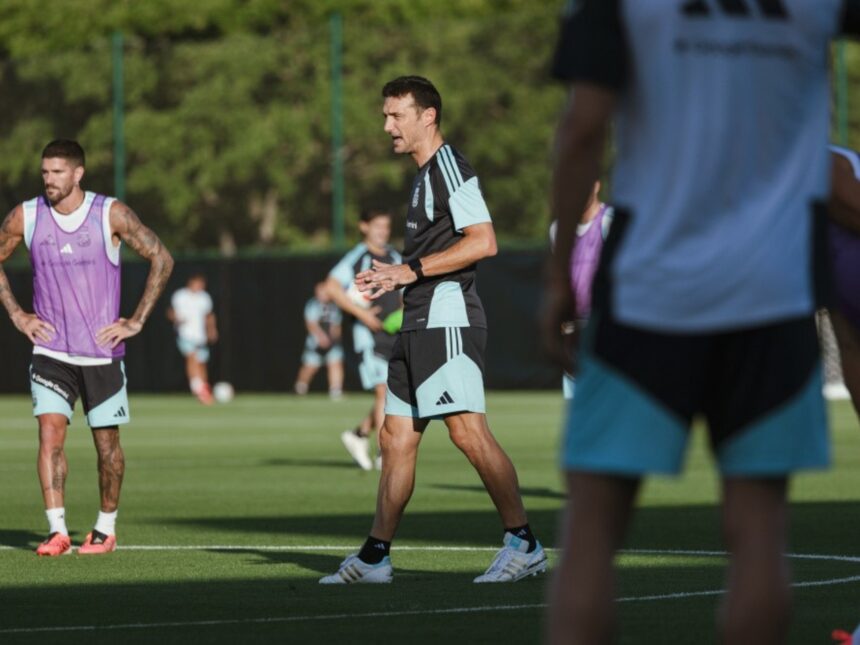Formación Argentina amistoso Messi Capaldo