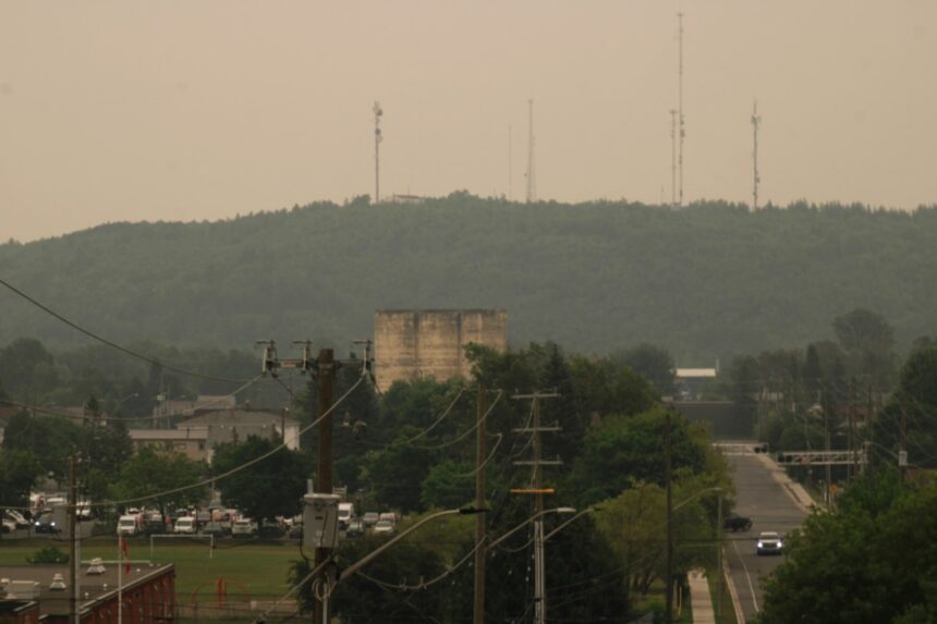 El calor y el humo de ayer marcaron un récord este 14 de julio