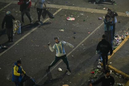 Incidentes en el Obelisco tras la derrota: 15 detenidos