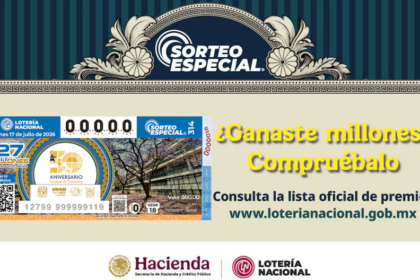 Numeros ganadores del Sorteo Especial de Lotería Nacional 17 julio