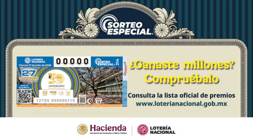 Numeros ganadores del Sorteo Especial de Lotería Nacional 17 julio