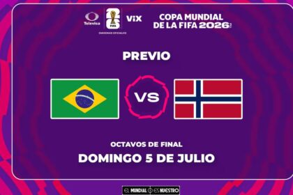 Horario y canal para ver Brasil vs Noruega en el Mundial 2026