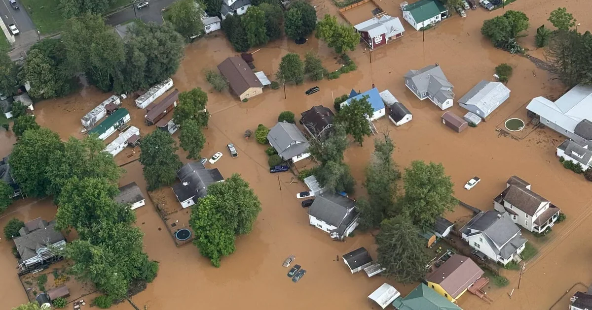 Despliegan a la Guardia Nacional por inundaciones en Virginia Occidental