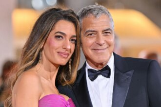 George y Amal Clooney y sus hijos, evacuados por incendios en Francia