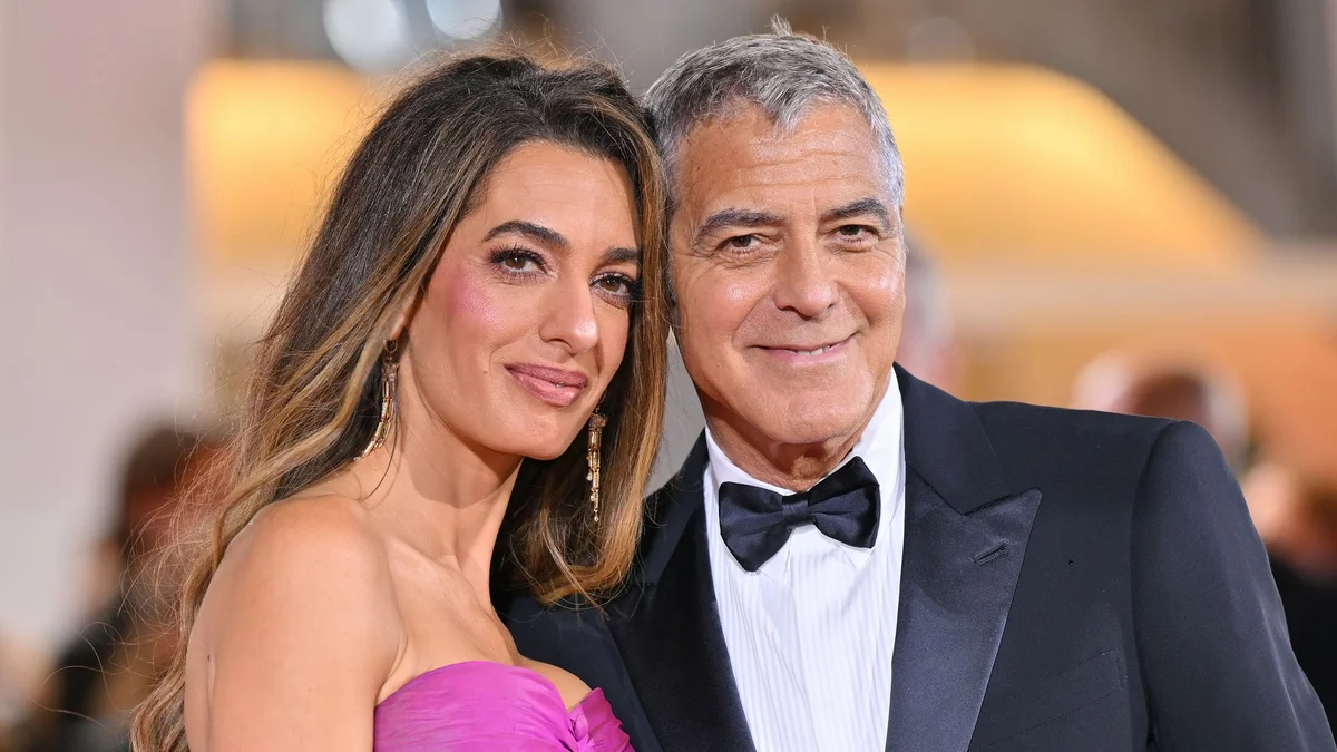 George y Amal Clooney y sus hijos, evacuados por incendios en Francia