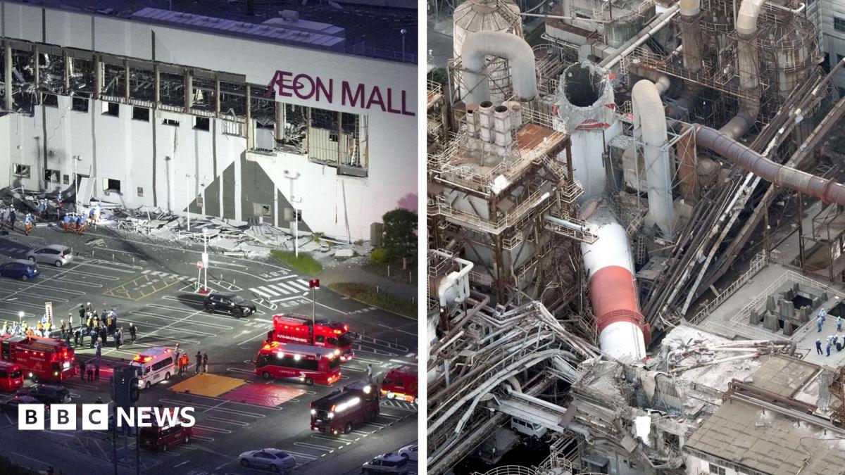 Personas atrapadas en centro comercial japonés tras terremoto