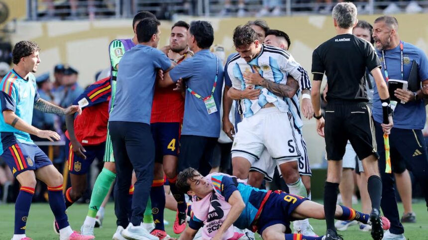 FIFA investiga a la Selección argentina por incidentes tras la final